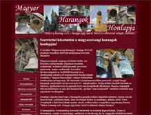 Tablet Screenshot of magyarharangok.hu